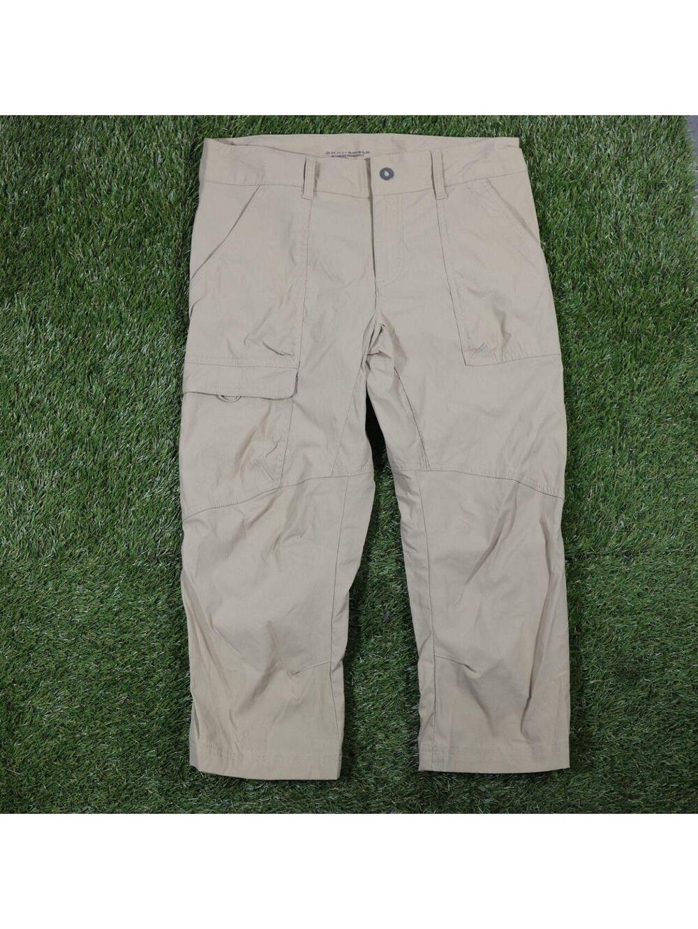 Columbia Khaki Omni-Shield Capri Cargo Pants
